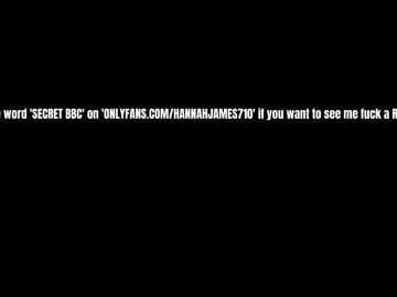 free nude cam girl hannahjames710 image #5154667