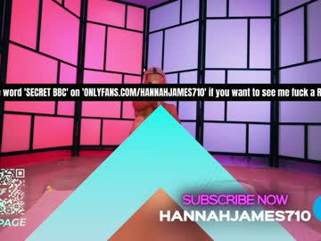 free nude cam girl hannahjames710 image #5190583