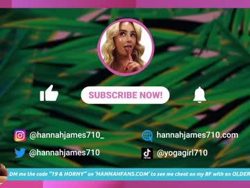 free nude cam girl hannahjames710 image #5449816
