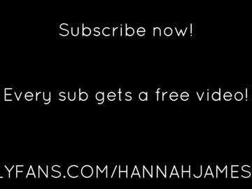 free nude cam girl hannahjames710 image #1313631