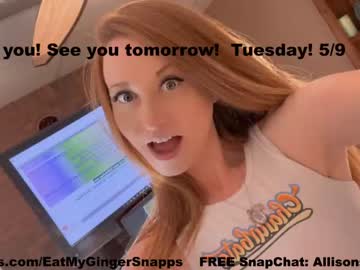 free nude cam girl eatmygingersnapps image #4315930