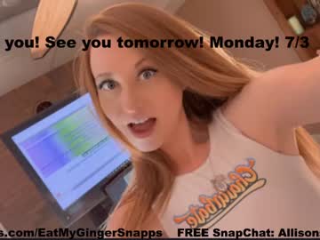 free nude cam girl eatmygingersnapps image #4708871
